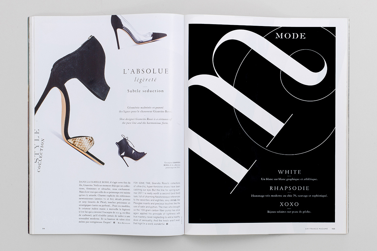 Madame Air France, luxury trends magazine.