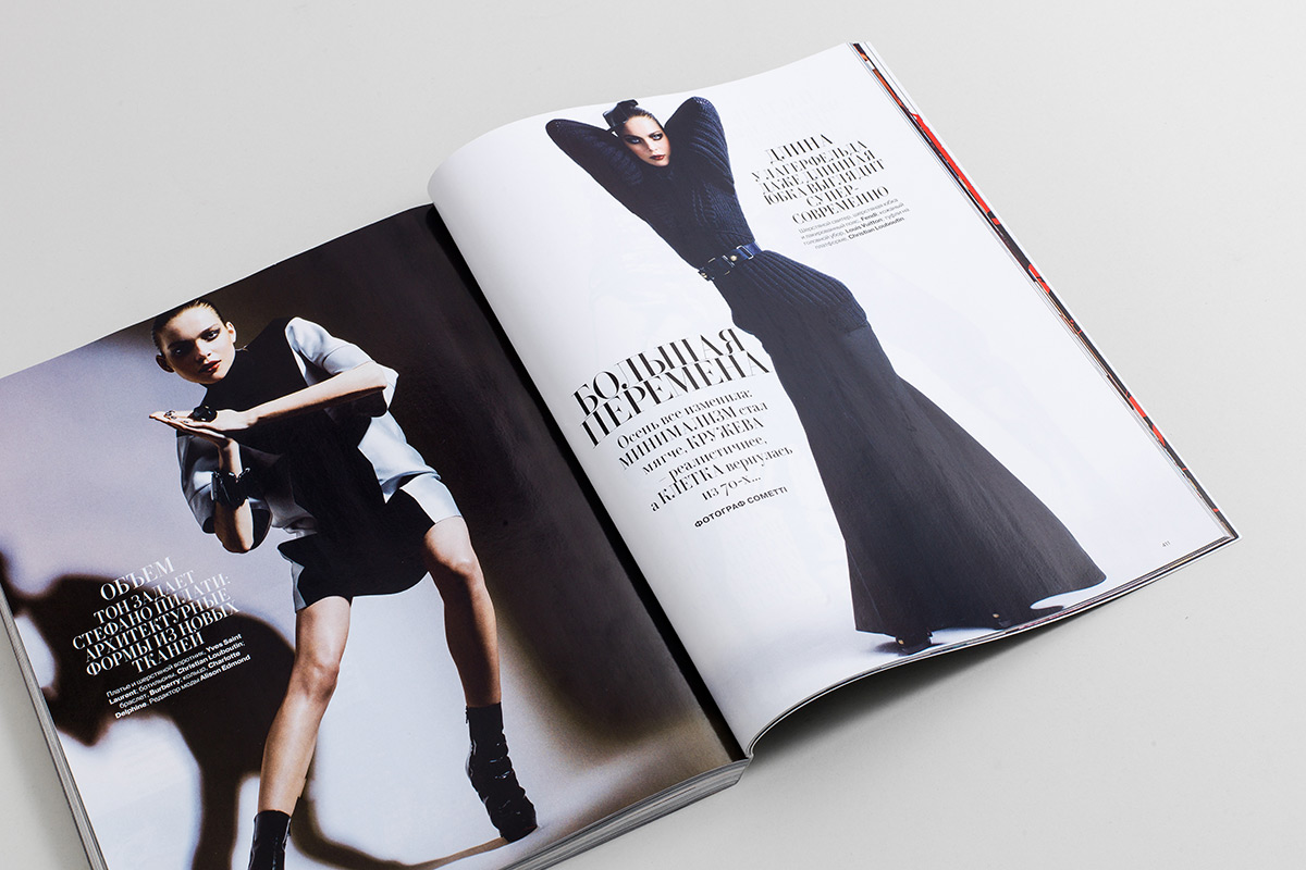 Harper's Bazaar fashion magazine.