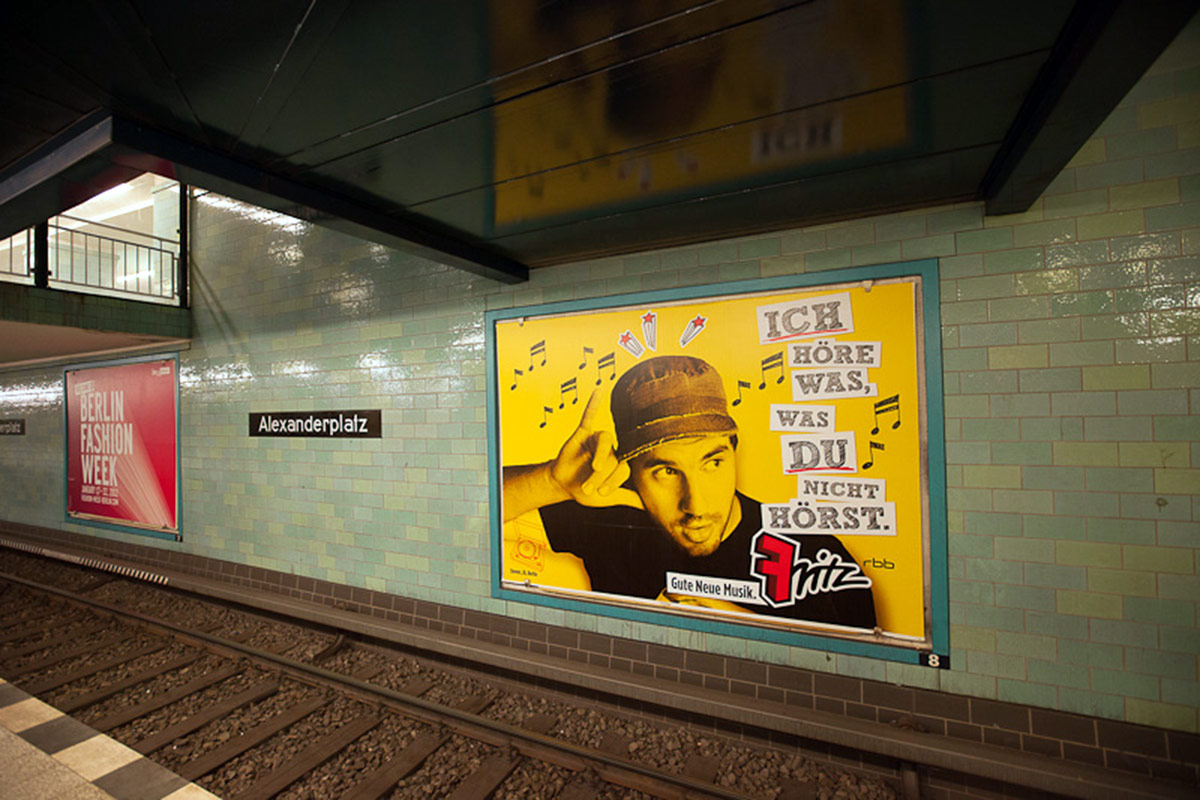 Radio Fritz, advertising, printing and creative direction