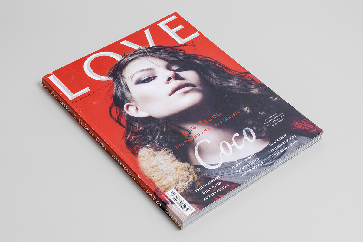 Love magazine, lettering and character design.
