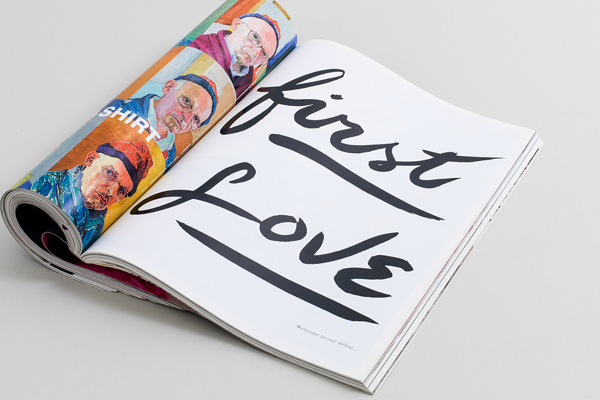 Love magazine, lettering and character design.