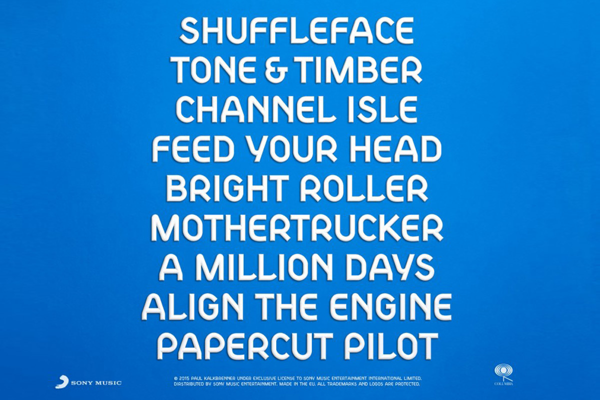 Paul Kalkbrenner disc, record sleeve design