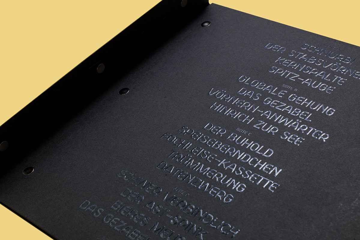 Paul Kalkbrenner disc, record sleeve design